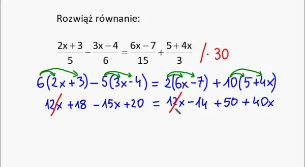 Jak pozbyć się ułamka z równania i uprościć swoje obliczenia