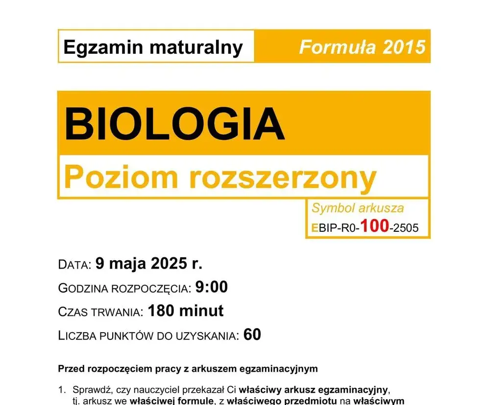 Zdjęcie Ile trwa matura rozszerzona z biologii? Sprawdź, by nie stracić czasu