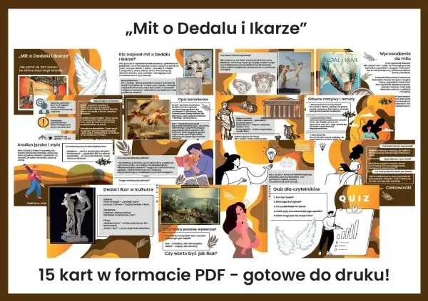 Mit o Dedalu i Ikarze: opowieść o marzeniach, buncie i konsekwencjach. Skrzydła z wosku i piór, słońce i tragiczny upadek.